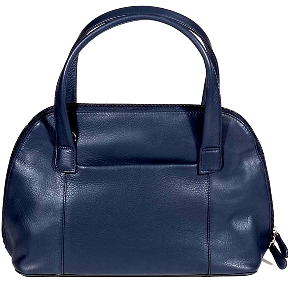 Derek Alexander Navy Blue Leather Bag